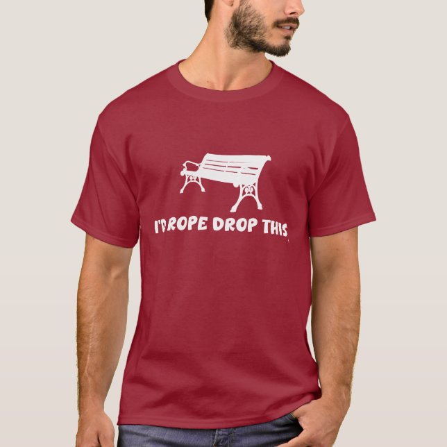 T-shirt Rope Drop This Humor Theme Park Funny Saying (Devant)