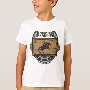 T-shirt Roping Cowboy AJOUTER LE NOM Western Family Horse