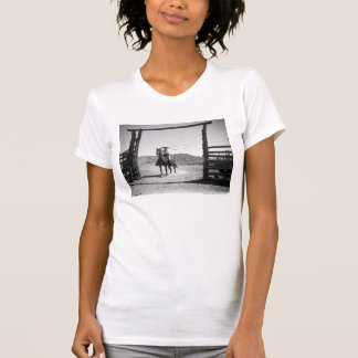 T-shirt Roping de cowboy