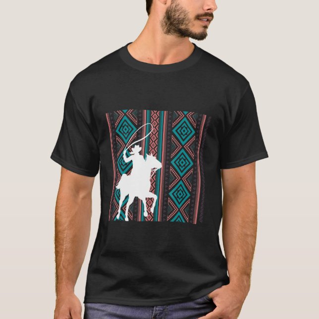 T-shirt Roping de la petite fille Roper femme (Devant)