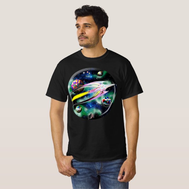 T-shirt Roquette en verre (Devant entier)