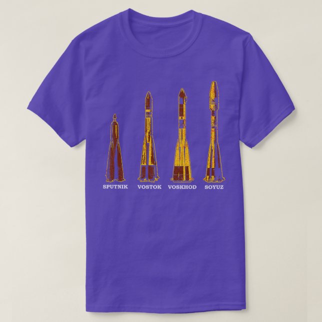 T-shirt Roquettes russes soviétiques (Design devant)