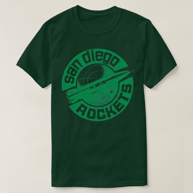 T-shirt Roquettes San Diego Faded Style Vintage (Design devant)