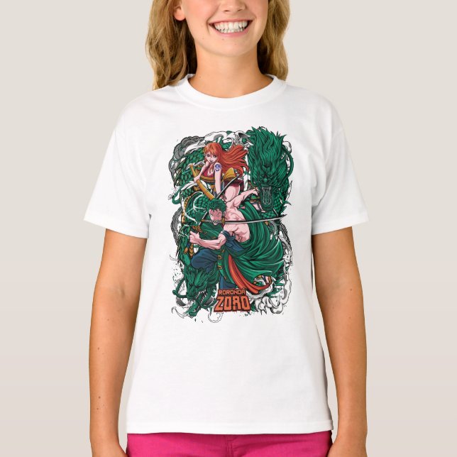 T-shirt Roronoa Zorro One Piece (Devant)