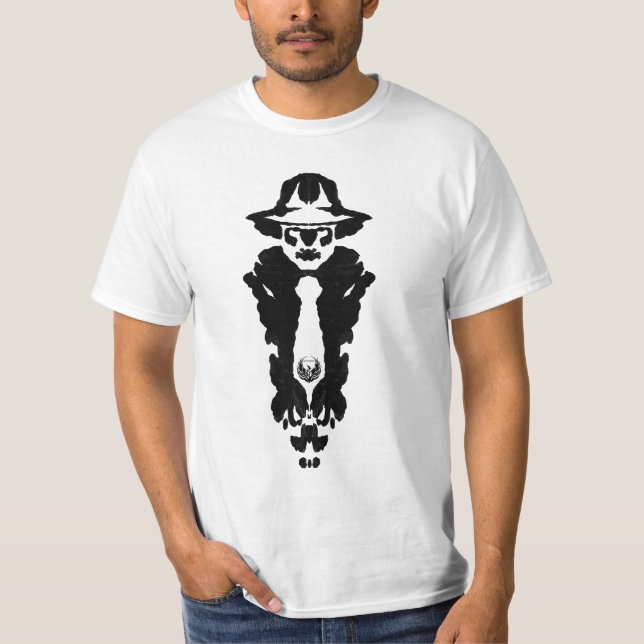 T-shirt Rorshach (b/w) (Devant)