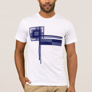 T-shirt Rosace bleue