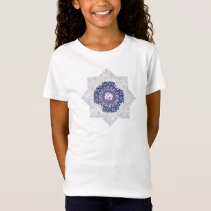 T-Shirt Rosace bleue et flocon de neige