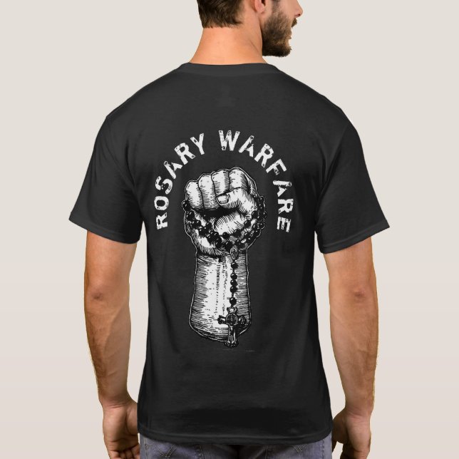 T-shirt Rosary Warfare (Dos)