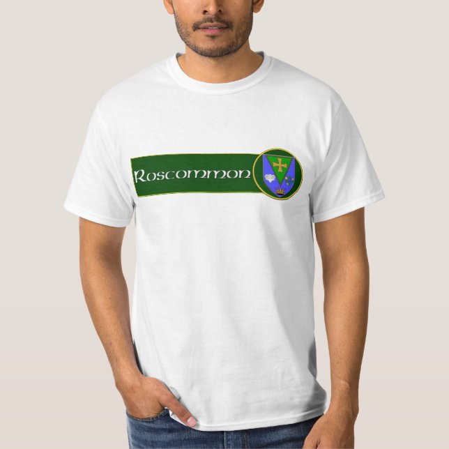 T-shirt Roscommon. L'Irlande (Devant)