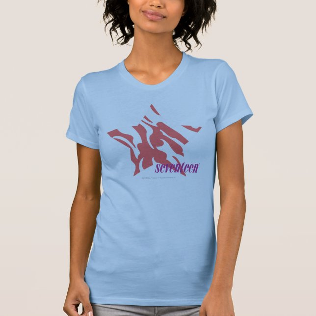 T-shirt Rose 3 de zèbre (Devant)