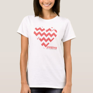 T-shirt Rose 3 de zigzag