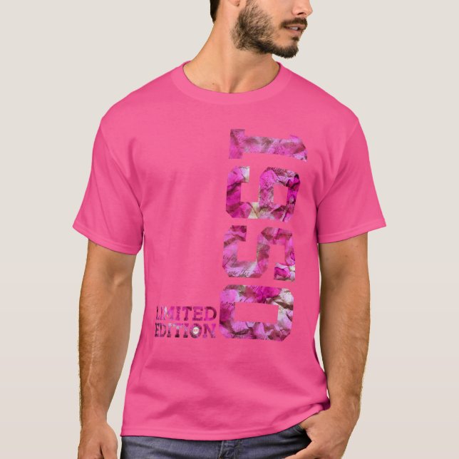 T-shirt Rose 72 ans 72e anniversaire 1950 (Devant)