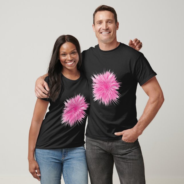 T-shirt Rose Abstraite (Unisexe)