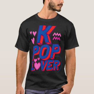 T-shirt Rose &amp_ Purple mou K-Pop