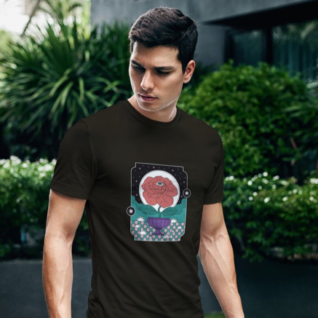 T-shirt Rose Avec Un Oeil (Créateur téléchargé)