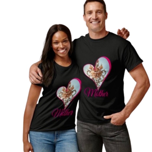 T-shirt Rose Baroque   (Celebrate Mom with a tee he’ll love to wear—perfect for family photos and Mother’s Day fun.

)