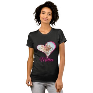 T-shirt Rose Baroque