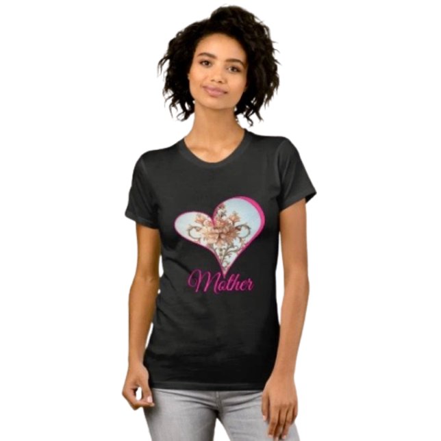 T-shirt Rose Baroque   (
Comfy tri-blend women’s tee feminine fit, scoop neck, short sleeves, relaxed fit.  
)