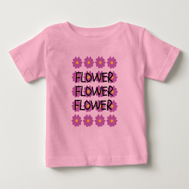 T-shirt rose bébé (Devant)