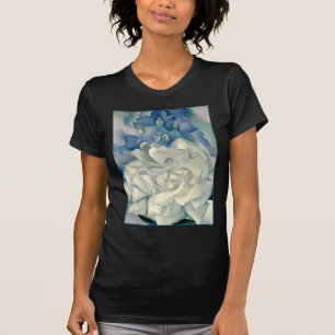 T-shirt Rose blanc et pied-d'alouette de stupéfaction la