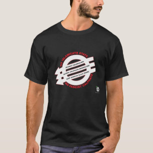 T-shirt Rose blanche antifasciste et anticaliphatiste