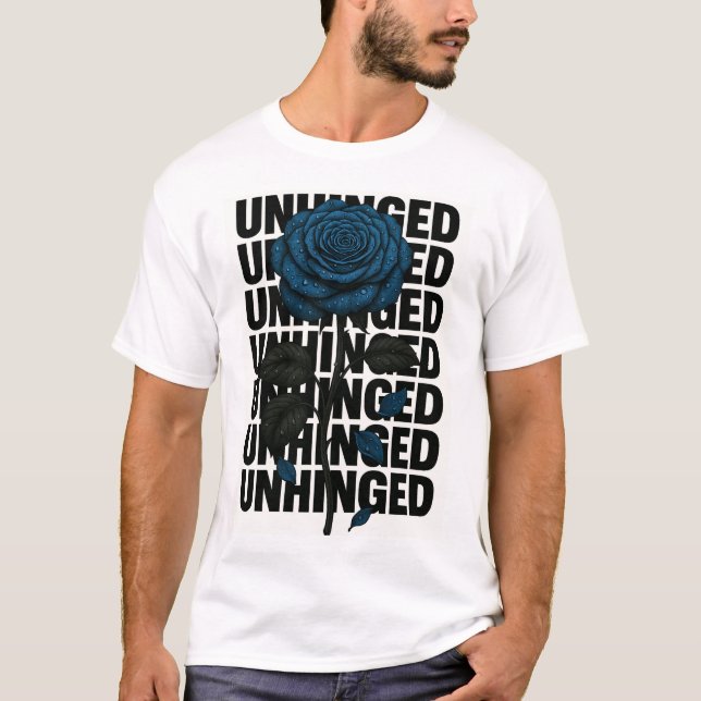 T-shirt Rose bleu (Devant)