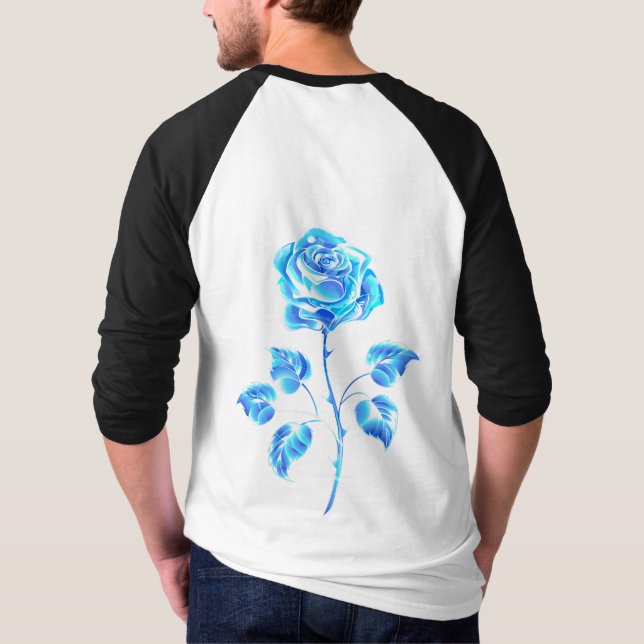 T-shirt Rose bleu brûlant (Dos)