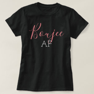 T-shirt rose Boujee AF