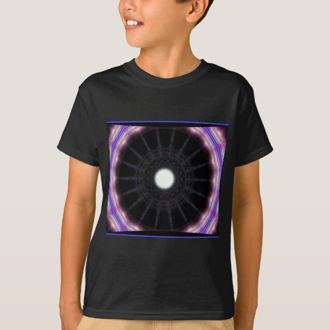 T-shirt rose brillant pour enfants (Devant)