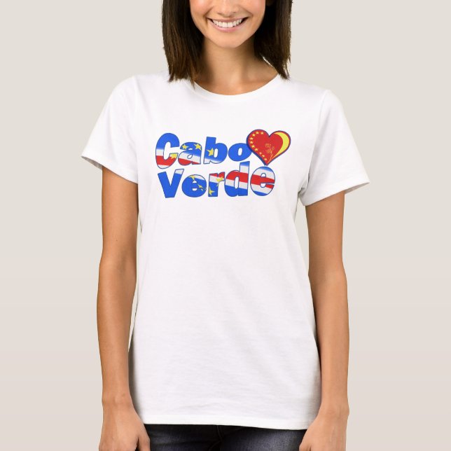 T-shirt Rose Cabo Verde (Devant)