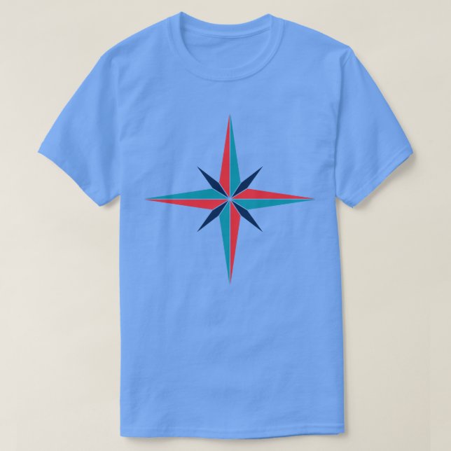 T-shirt Rose Compass (Design devant)