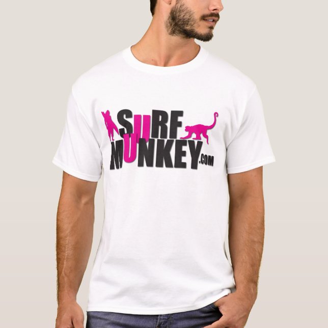 T-shirt Rose - conception #2 de panneau-réclame de Munkey (Devant)