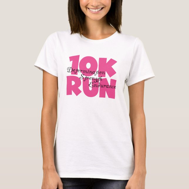 T-shirt Rose de 10 000 (Devant)