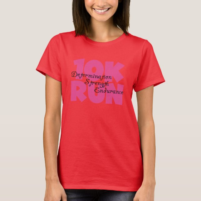 T-shirt Rose de 10 000 (Devant)
