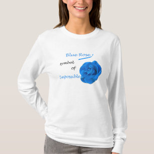 T-shirt Rose de bleu