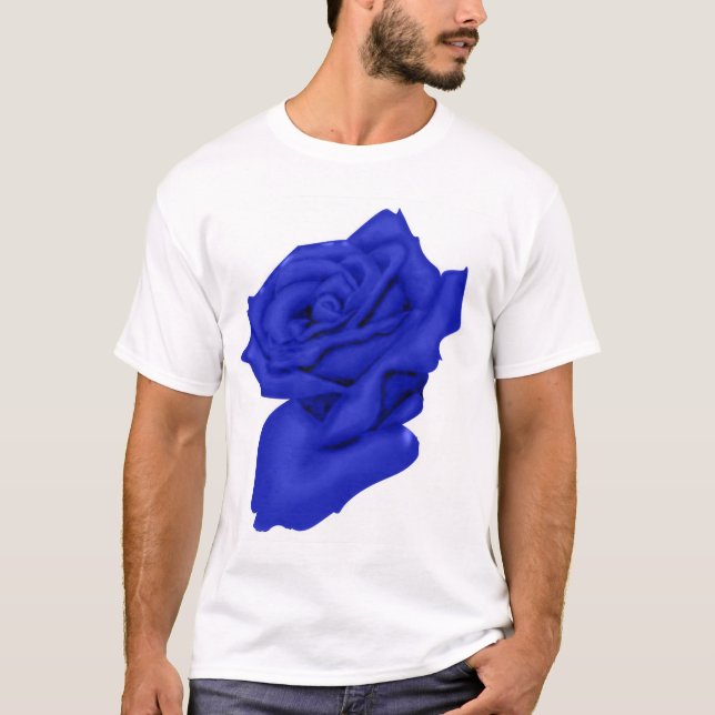 T-shirt Rose de bleu (Devant)