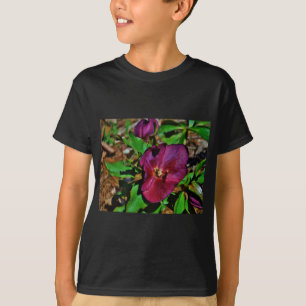 T-shirt Rose de carême rose Bourgogne