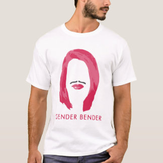 T-shirt rose de cintreuse de genre