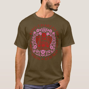 T-SHIRT ROSE DE CORONATION KING CHARLES III
