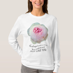 T-shirt Rose de jardin anglais Earth Angel jardinage rose