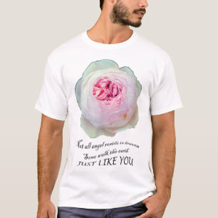 T-shirt Rose de jardin anglais Earth Angel jardinage rose
