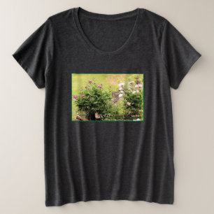T-shirt Rose de jardin pour dames