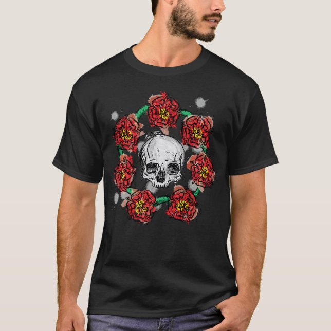 T-shirt Rose de Meurtre (Devant)