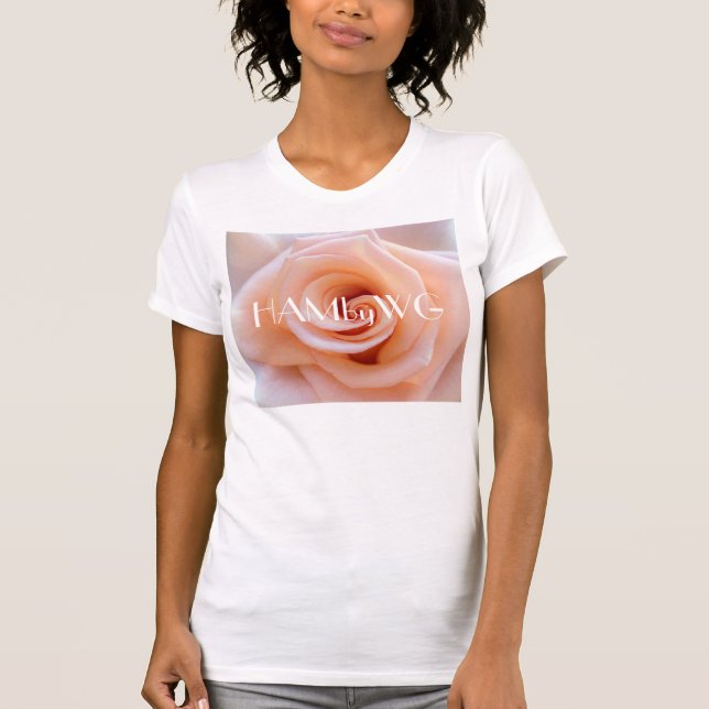 T-shirt Rose de plage HAMbyWG (Devant)