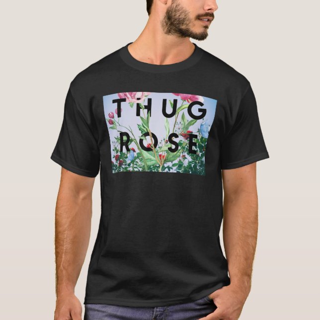 T-shirt Rose de Thug (Devant)