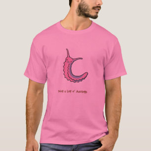 T-shirt rose de ver de velours