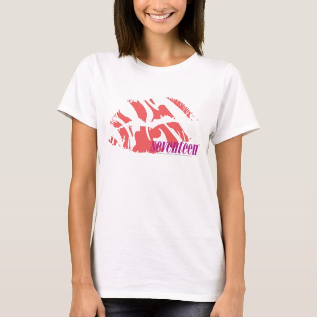 T-shirt Rose de zèbre (Devant)