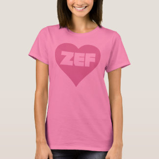 T-SHIRT ROSE DE ZEF