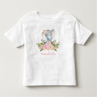 T-shirt rose d'enfant en bas âge d'anniversaire