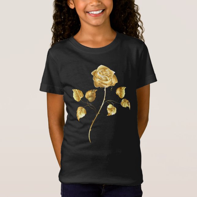 T-Shirt Rose d'or ( rose d'or ) (Devant)
